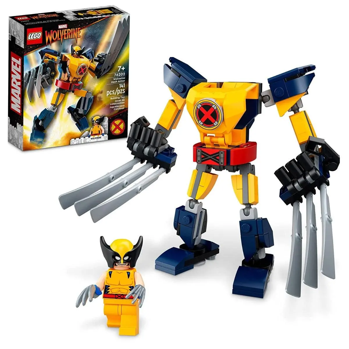 Lego Marvel Wolverine Mech Armor Building Kit For Ages 7+ 1