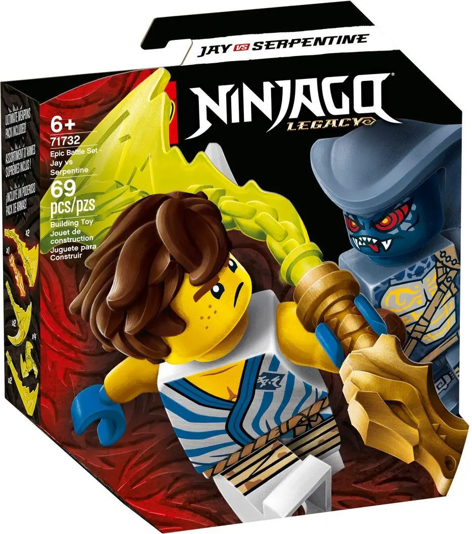 Lego Ninjago Epic Battle Set - Jay Vs. Serpentine For Ages 6+ 1