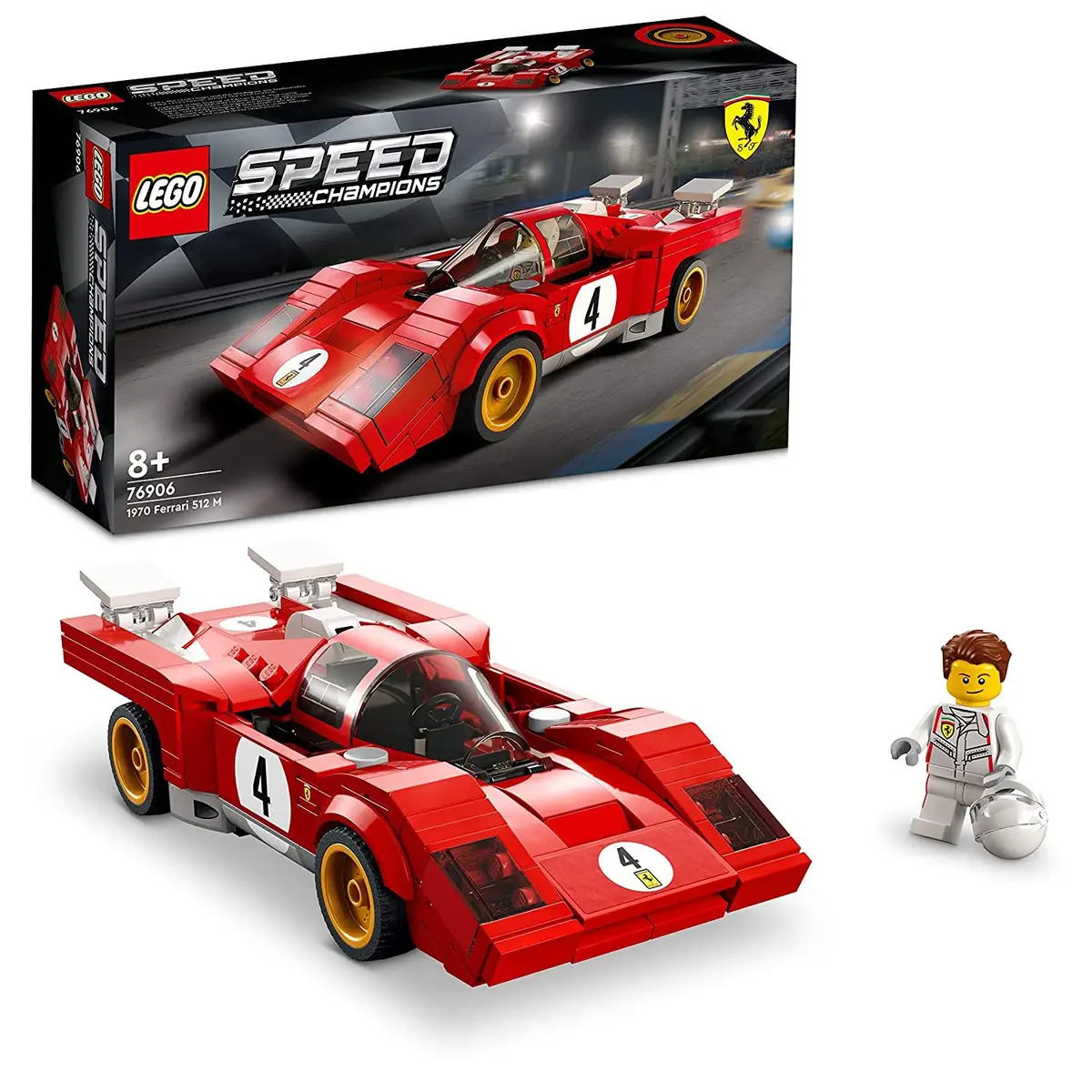 Lego Speed Champions 1970 Ferrari 512 M Building Kit For Ages 8+ 1