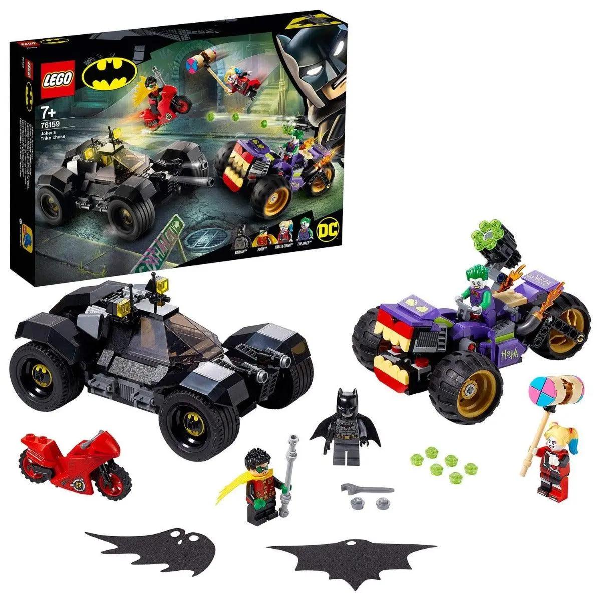 Lego Super Heroes Joker's Trike Chase For Ages 8+ 1