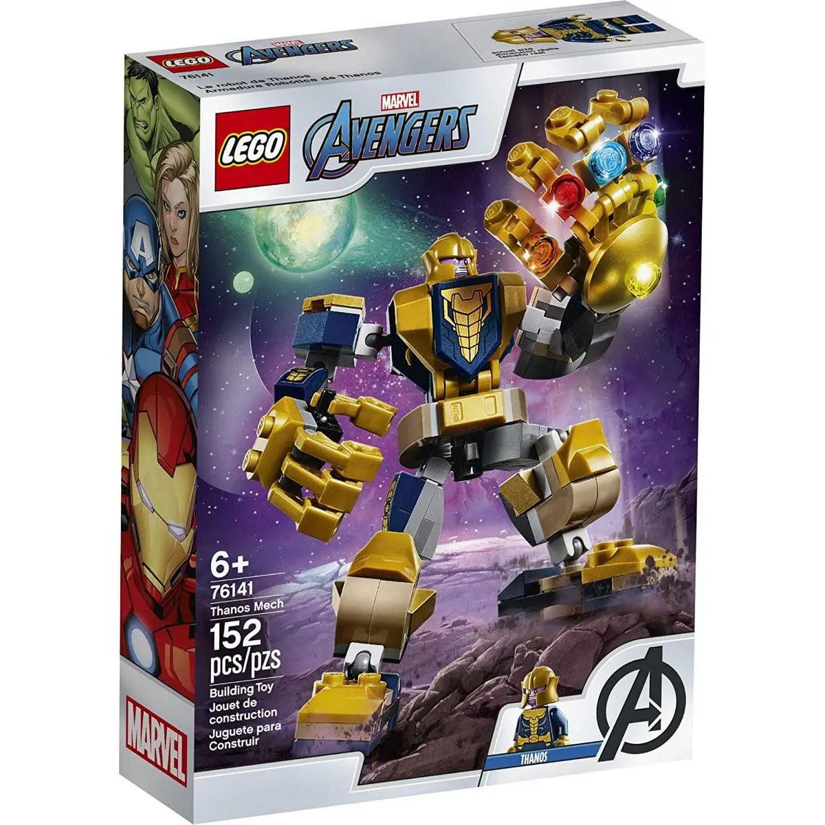 Lego Super Heroes Marvel Avengers Thanos Mech Set For Ages 8+ 1