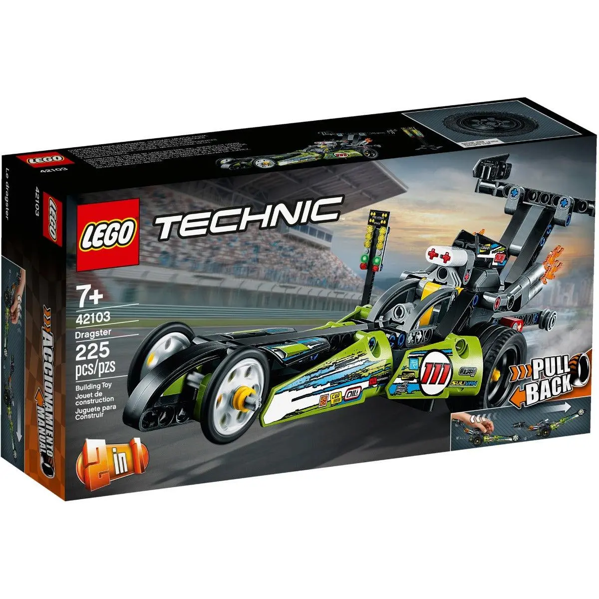 Lego Technic Dragster For Ages 8+ 1