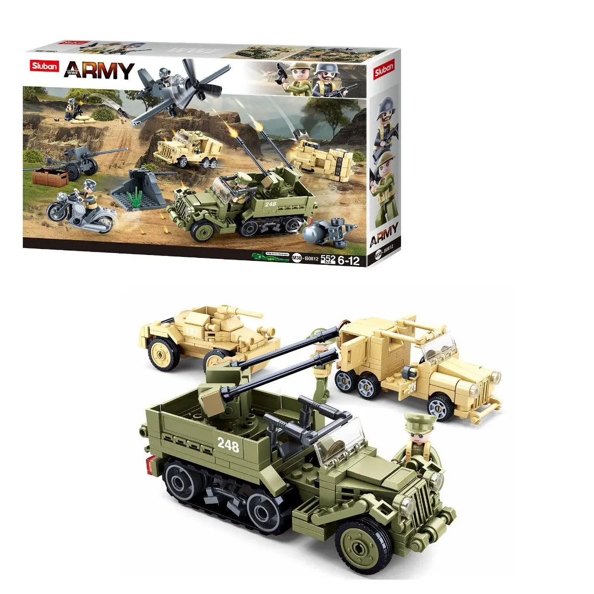 Sluban World War 2 Gift Set Building Blocks For Ages 6+ 1