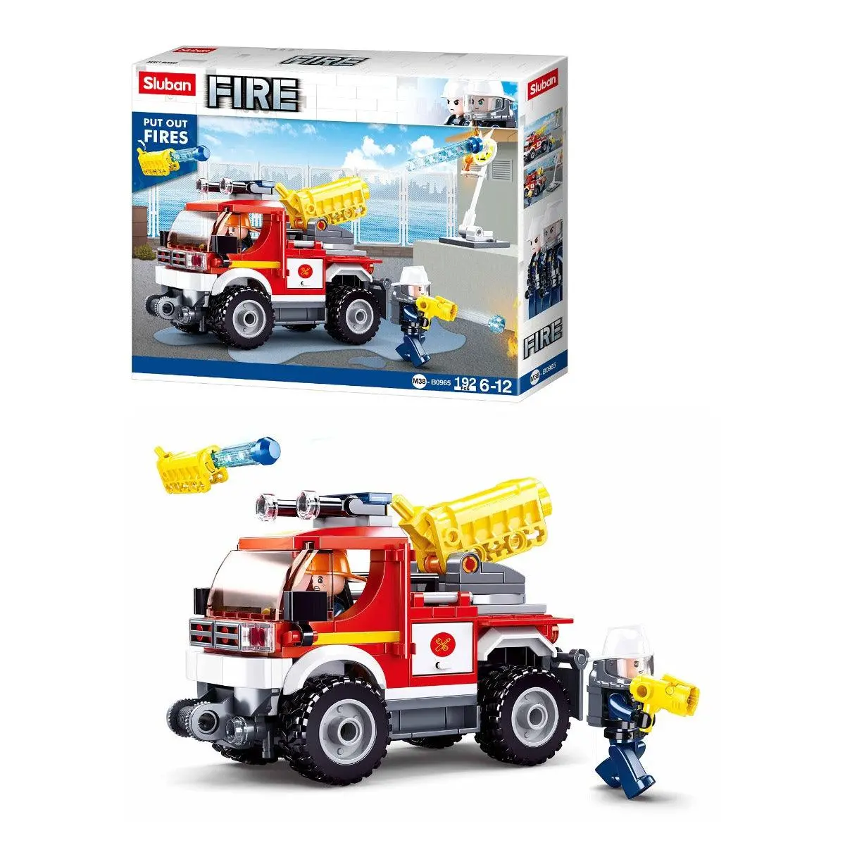 Sluban Fire Engine Building Blocks For Ages 6+ 1