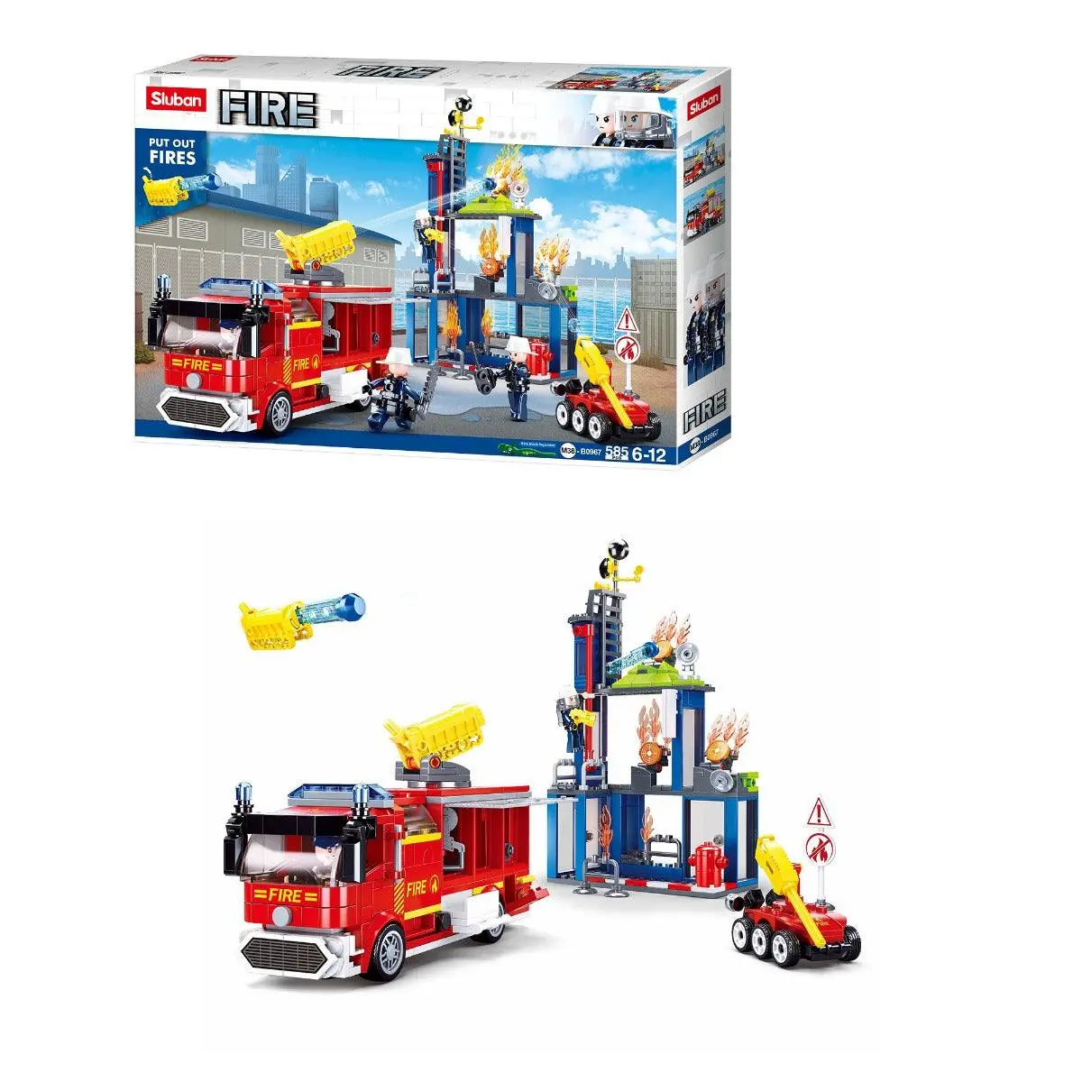 Sluban Fire Fighting Training Center Building Blocks For Ages 6+ 1