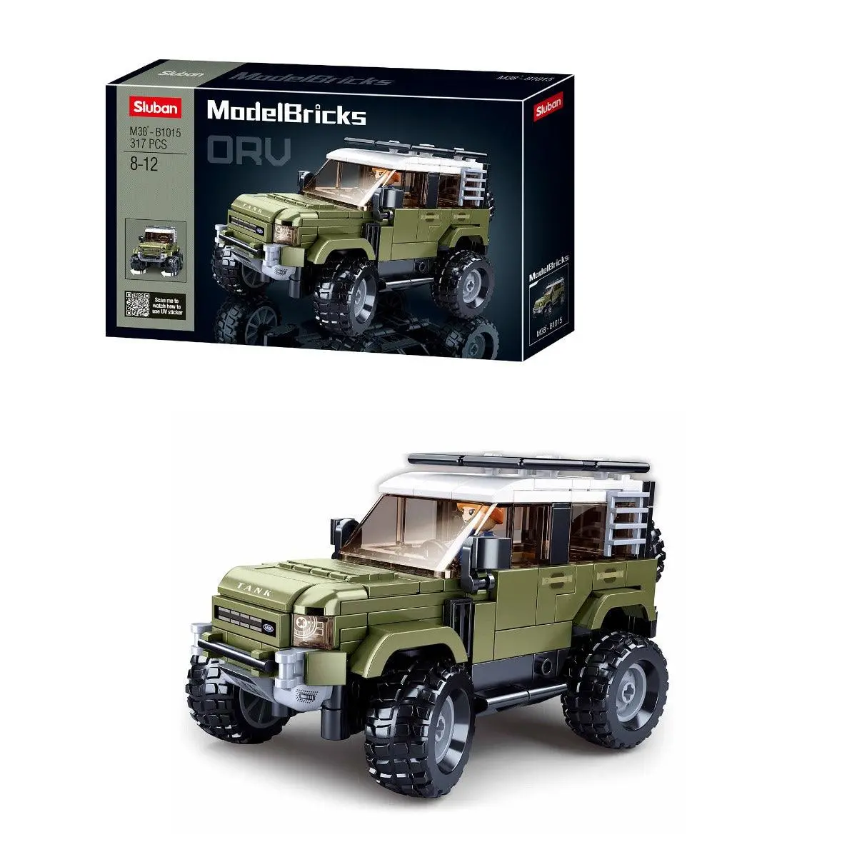 Sluban Orv Suv Building Blocks For Ages 8+ 1