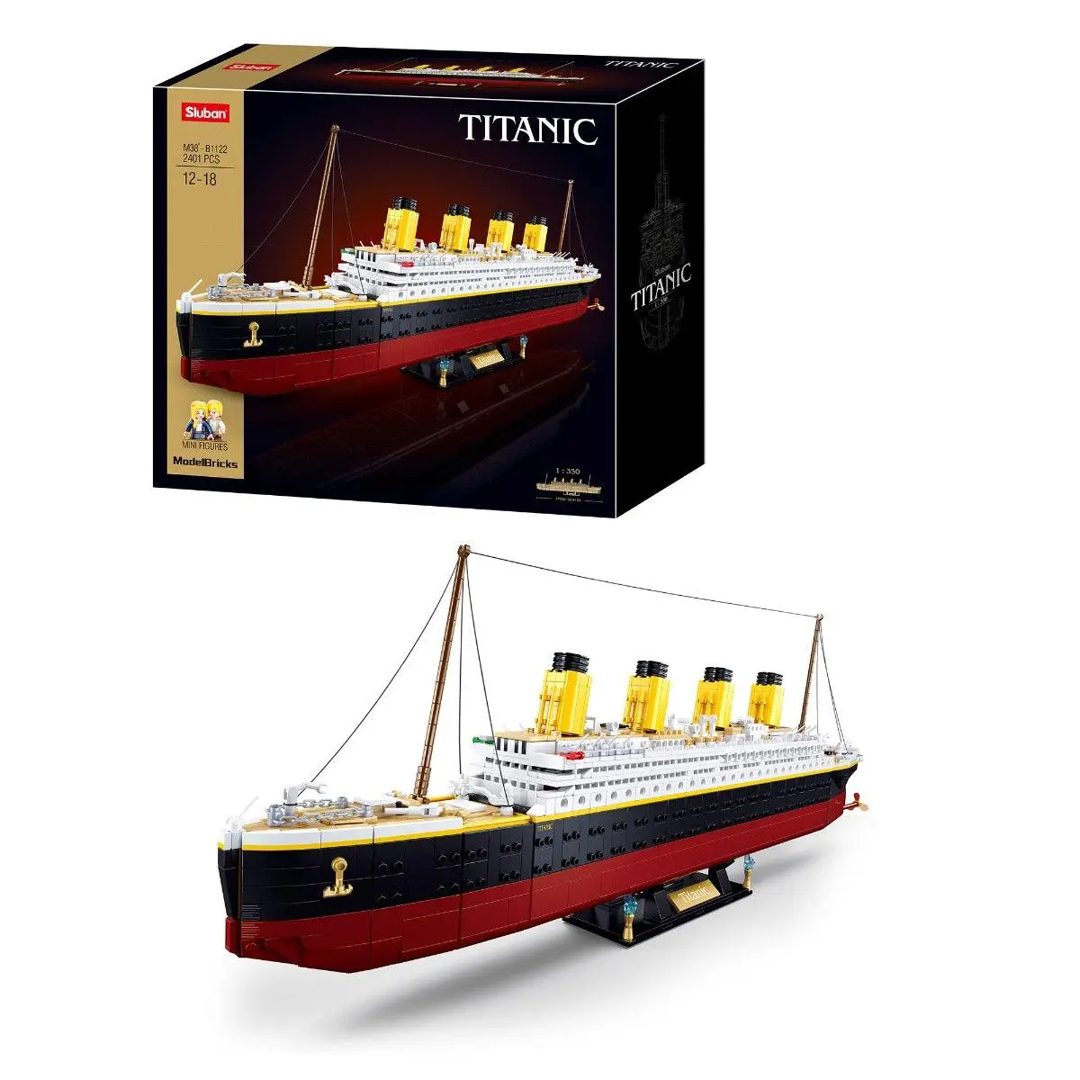 Sluban Titanic Building Blocks For Ages 12+ 1