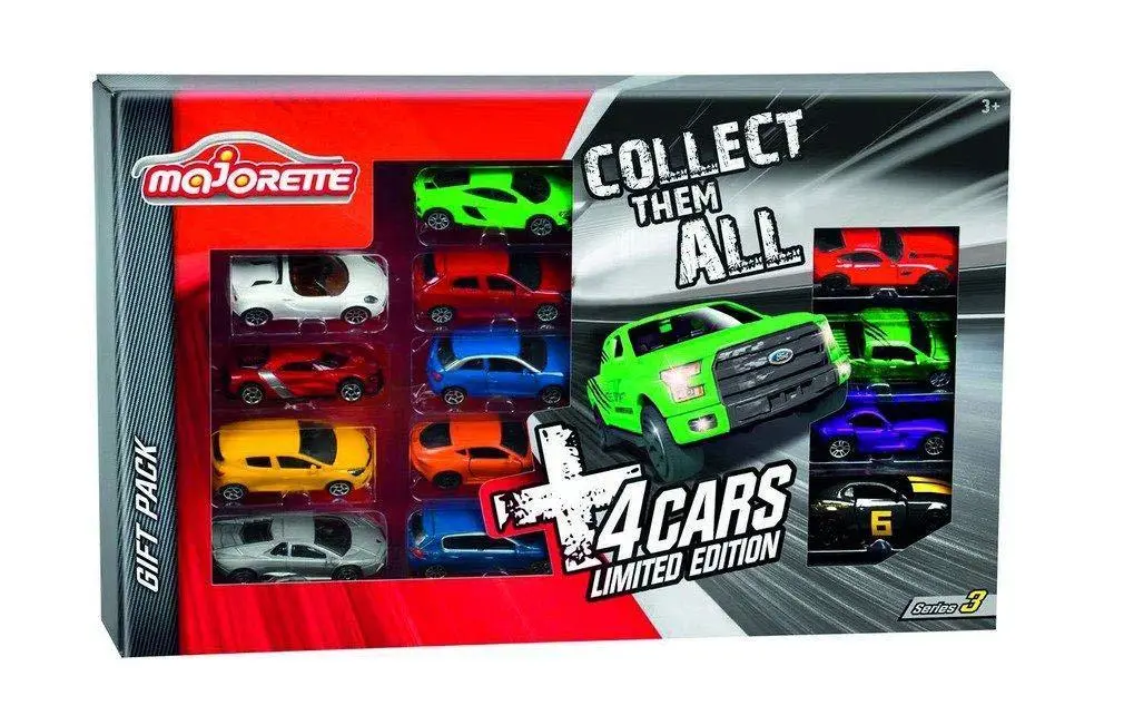 Majorette Wow Gift Pack - 9 Cars + 4 Limited Edition Cars 1