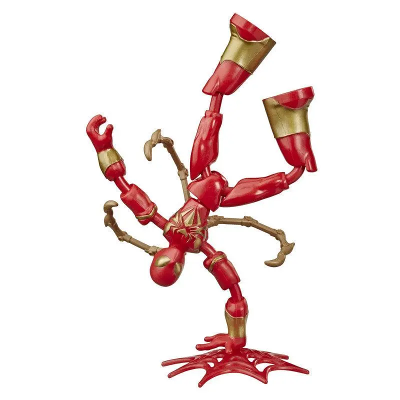 Marvel Spider-Man Bend And Flex Iron Spider Action Figure Toy, 6-Inch Flexible Figure, For Kids Ages 6 & Up 1