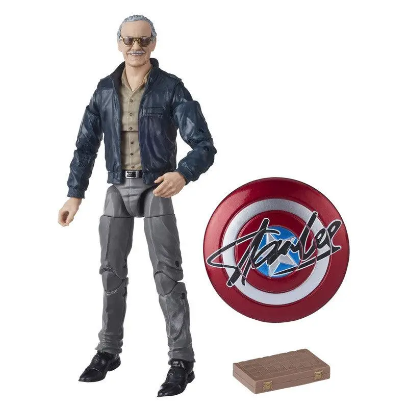 Marvel Legends Series 6-Inch Collectible Action Figure Toy Marvel's The Avengers Cameo Stan Lee, Accessories 1