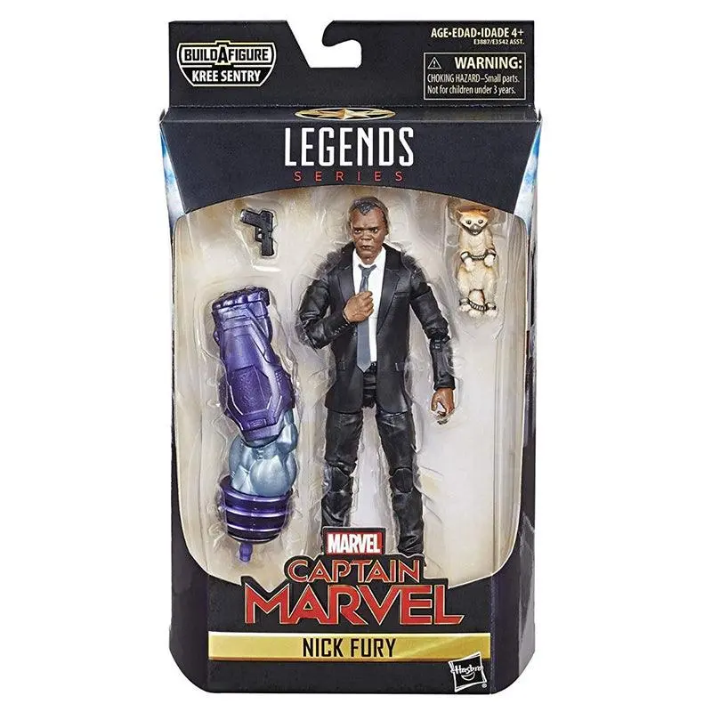 Marvel Captain Marvel 6-Inch Legends Nick Fury Figure 1