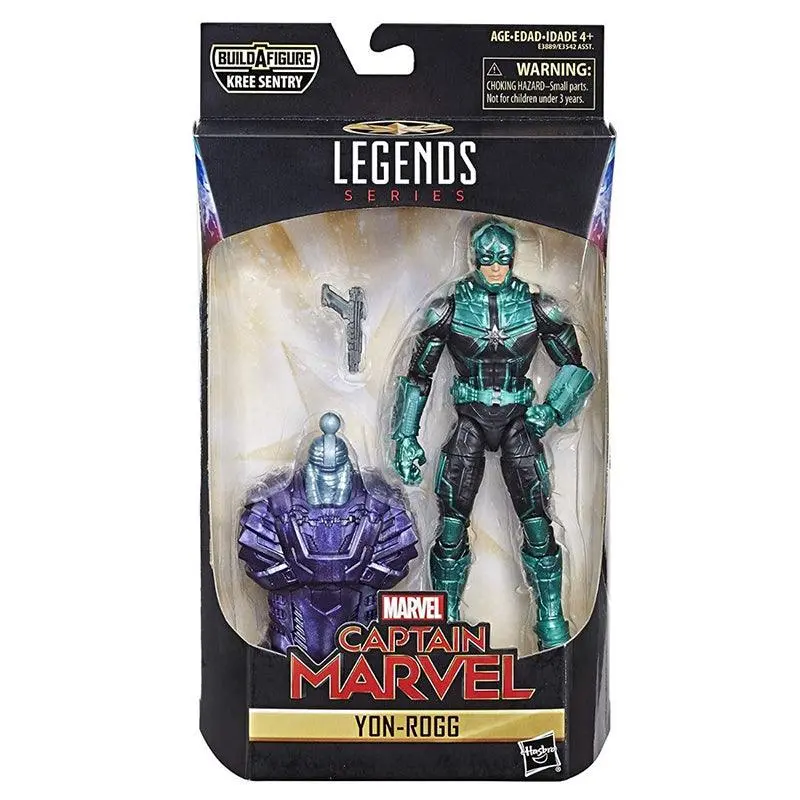 Marvel Captain Marvel 6-Inch Legends Yon-Rogg Kree Figure 1