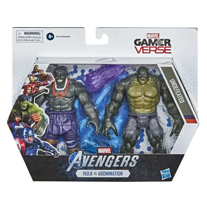 Marvel Gamerverse 6-Inch Collectible Hulk Vs. Abomination Action Figure Toys, Ages 4 And Up 2