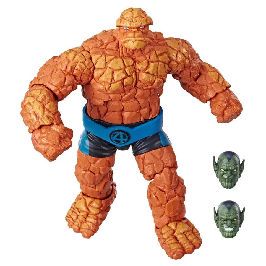 Marvel Legends Series Fantastic Four 6Inch Collectible Action Figure Marvel's Thing Toy, 2 Buildafigure Parts 1