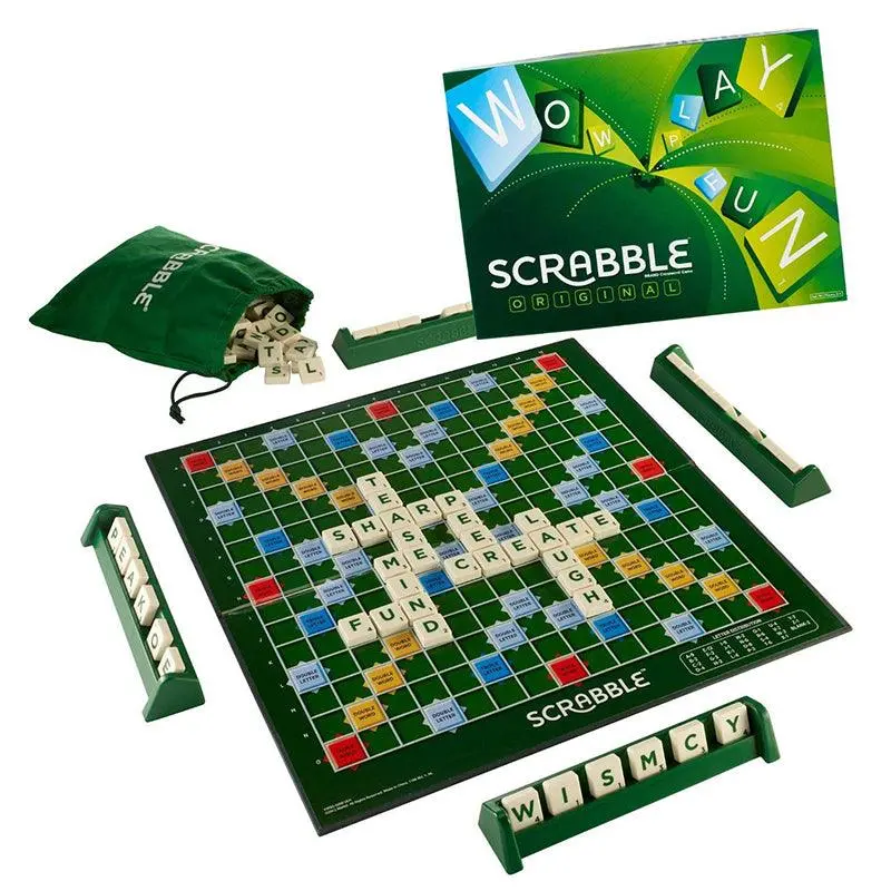 Mattel Scrabble Board Game 1