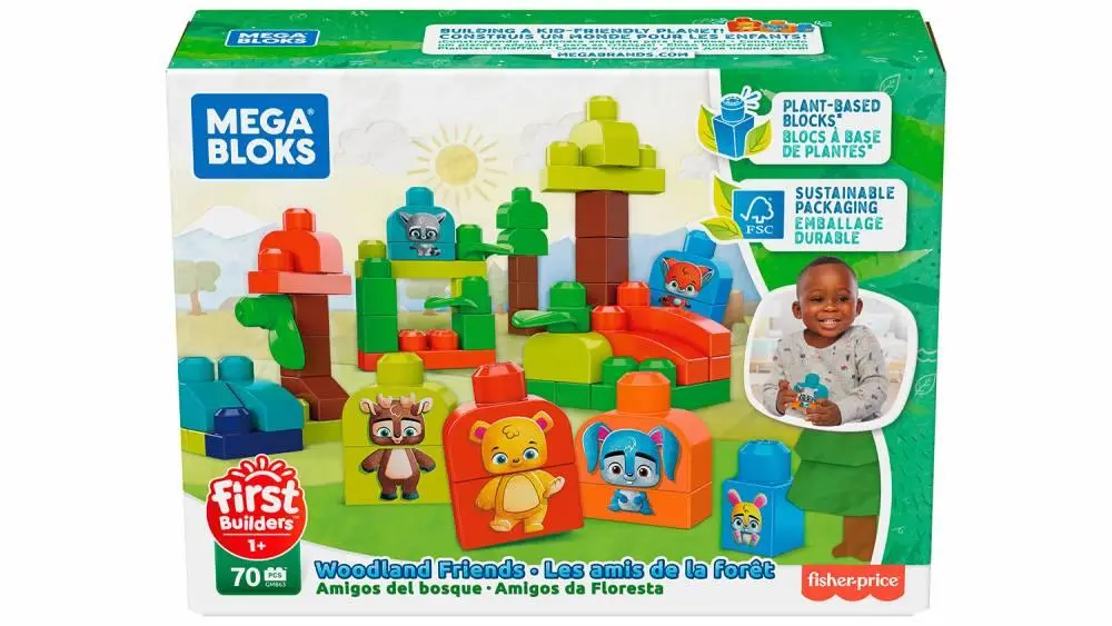 Mega Bloks First Builders Woodland Friends Big Building Blocks 2