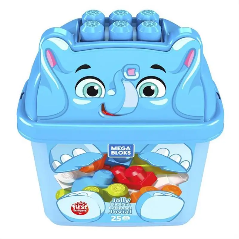 Mega Bloks Jolly Elephant Animal Bucket 1