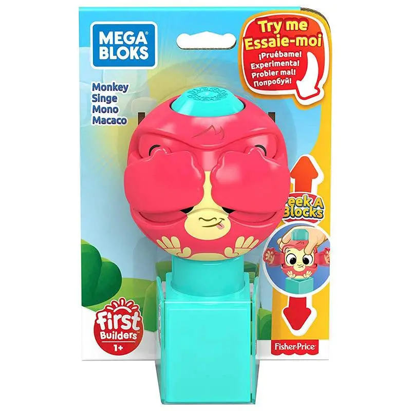 Mega Bloks Peek A Blocks Monkey 1