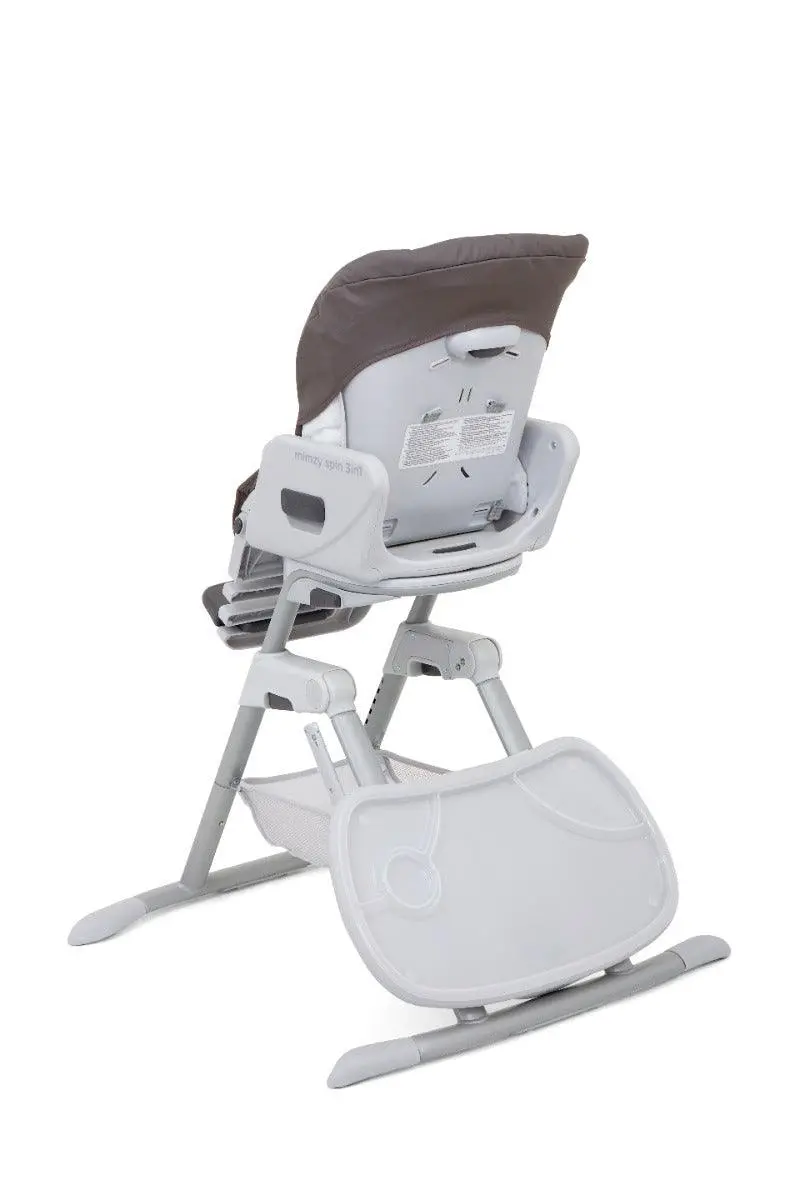 Joie Mimzy Spin 3 In 1 High Chair Geometric Mountains - Portable Booster Seat For Ages 0-3 Years 2