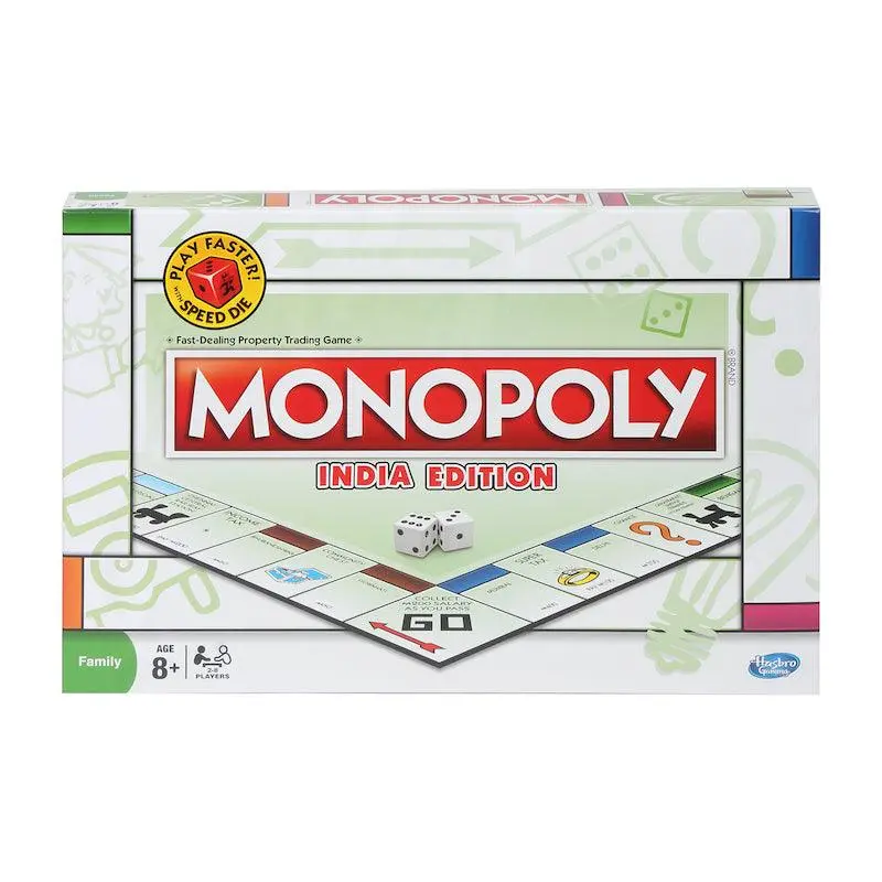 Monopoly India Edition Board Game For Families And Kids Ages 8 And Up, Classic Gameplay 1
