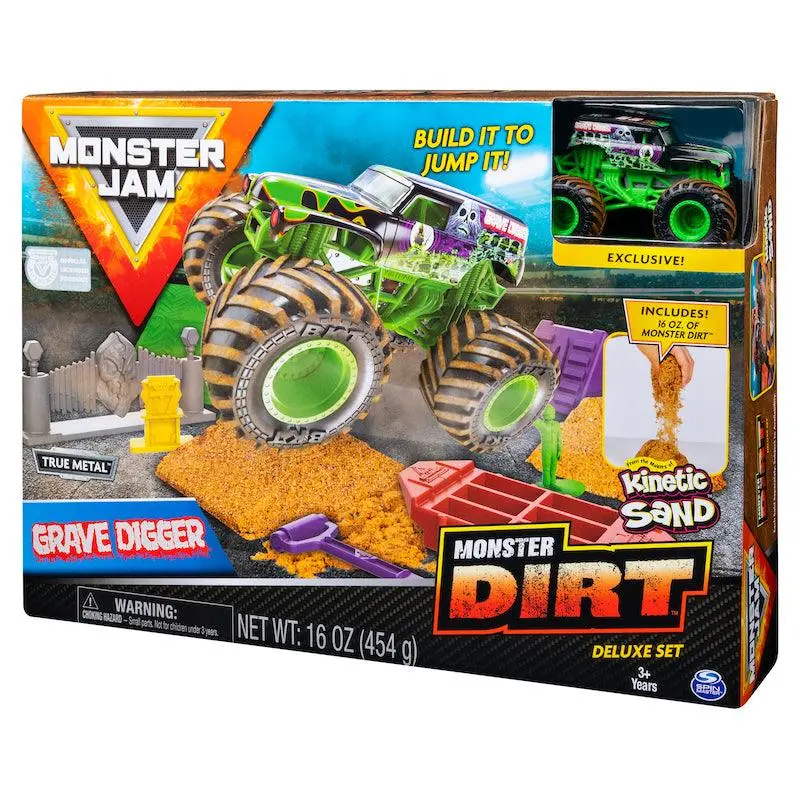 Monster Jam Grave Digger Dirt Deluxe Set 1