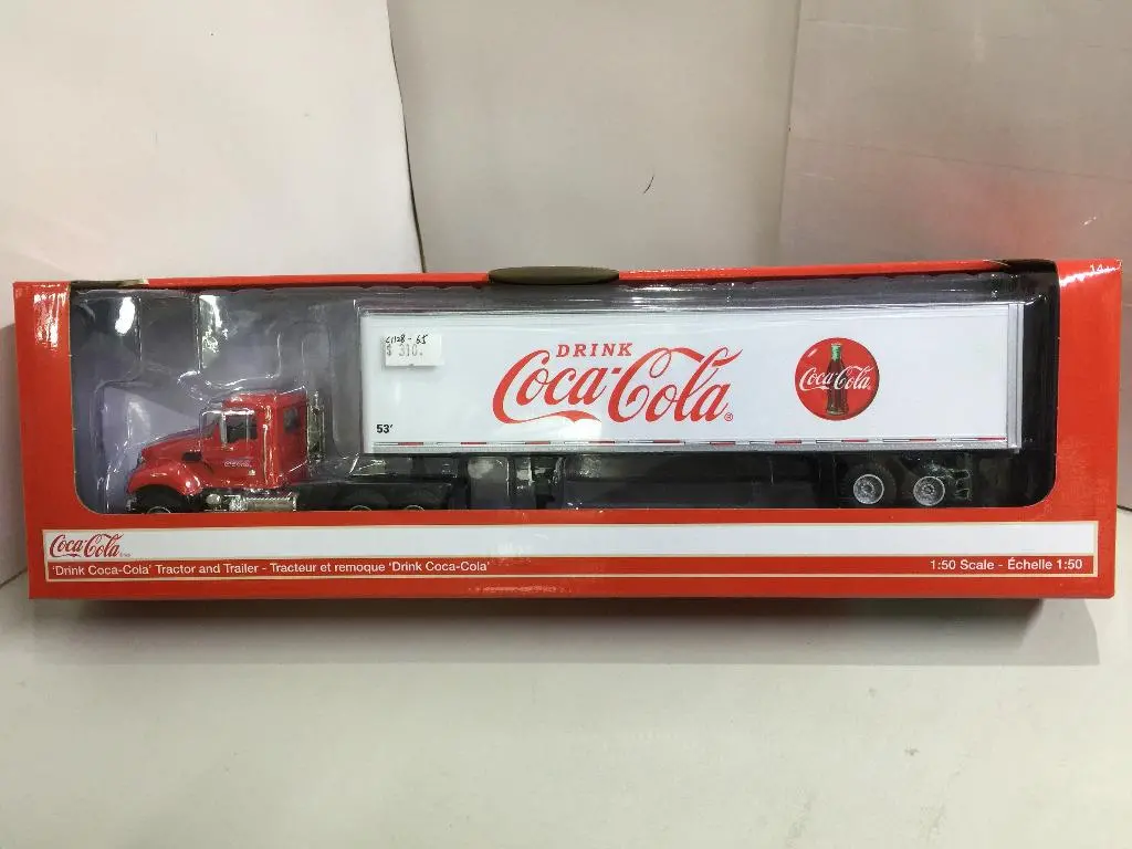 Motorcity 1/50 53' Coca-Cola Tractor And Trailer (450025) (50025) (C1128-65) 1