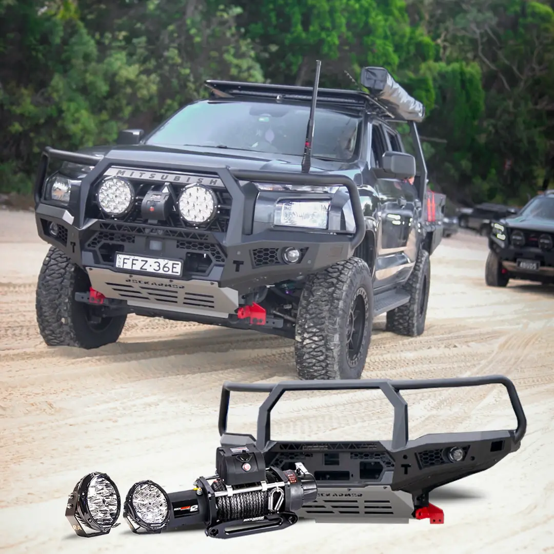 Mv Triton Frontal Pack - Bullbar, Winch, Lights 1