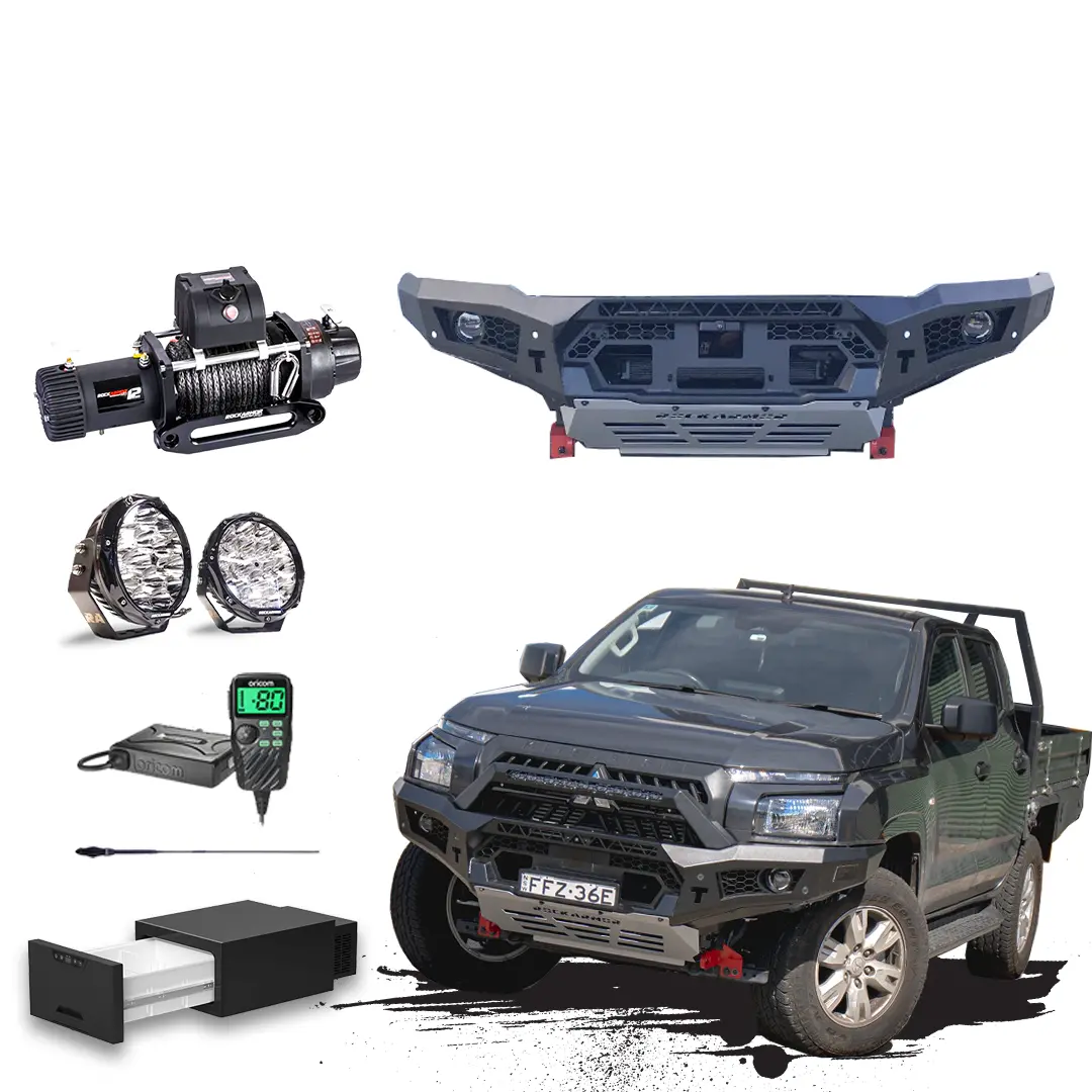 Mv Triton Touring Pack Suits: Mv Triton - Gt Bumper, Winch, Lights, Uhf + Free Fridge 1