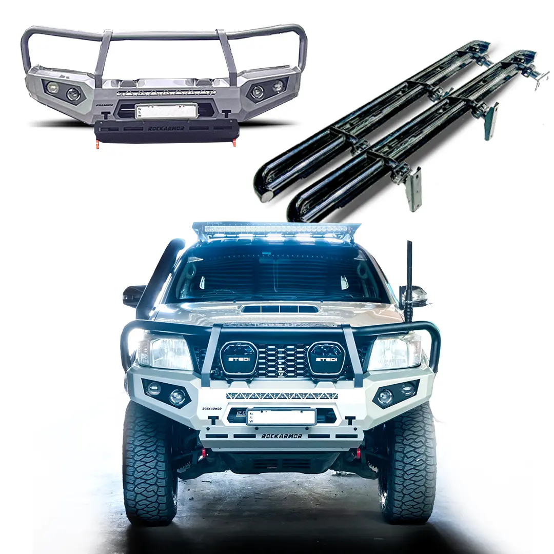 N70 Hilux Bullbar & Rock Slider Combo Suits 08/2011 - 08/2015 1