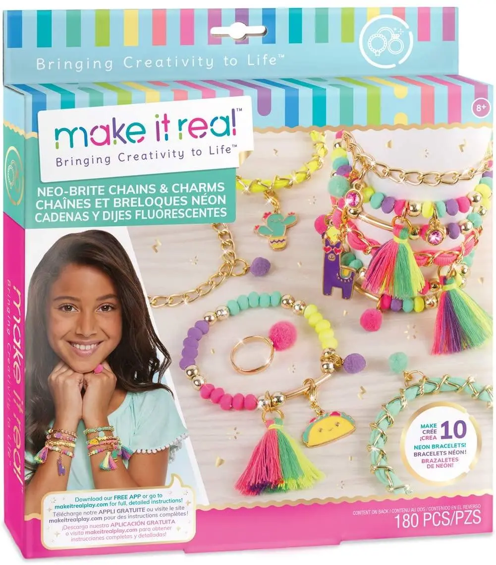 Make It Real Neo-Brite Chains & Charms Multicolor 1