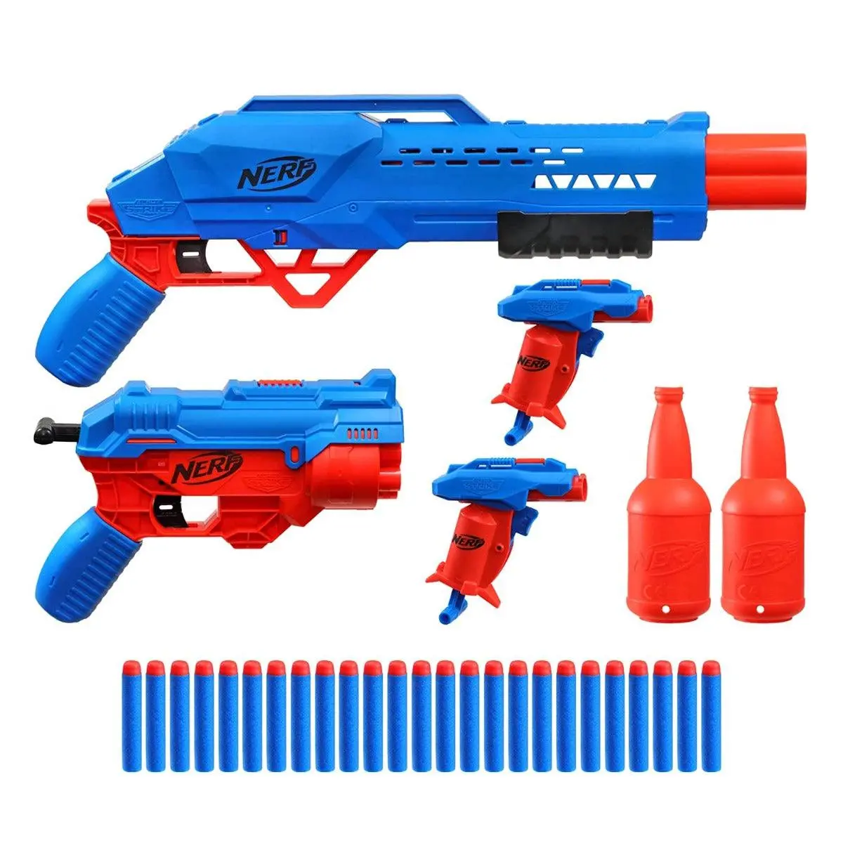 Nerf Alpha Strike Mission Ops Set Includes 4 Blasters, 2 Half-Targets, And 25 Official Nerf Elite Darts 1