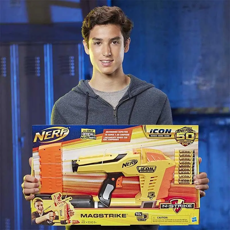 Nerf Magstrike N-Strike Air-Powered Toy Blaster, 50Th Anniversary Icon Series, For Kids, Teens, Adults 2