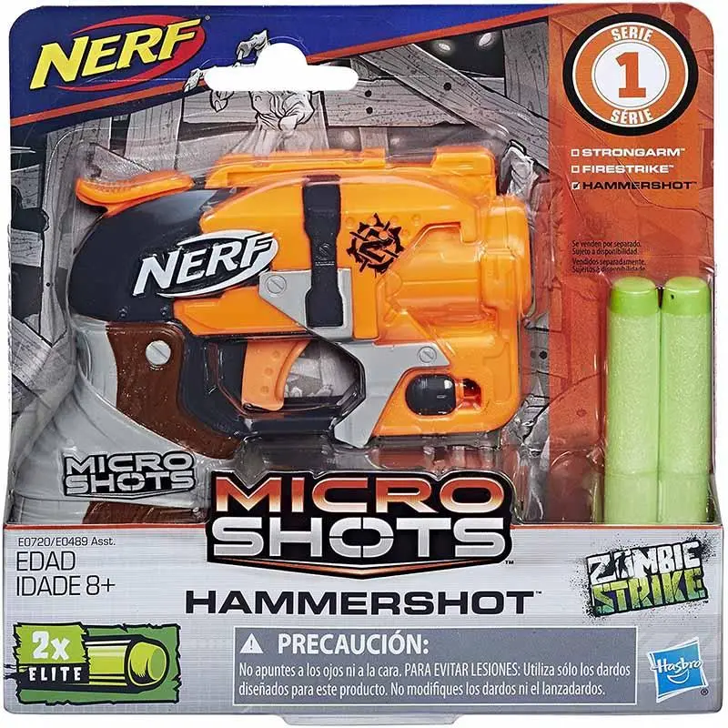 Nerf Micro Shots Zombie Strike Hammer Shot 1