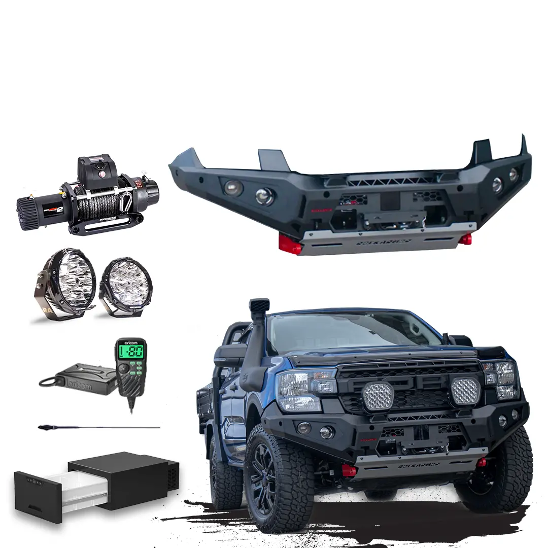 Next Gen Ranger/Everest Touring Pack Suits: Next Gen Ranger & Next Gen Everest - Gt Bumper, Winch, Lights, Uhf + Free Fridge 1
