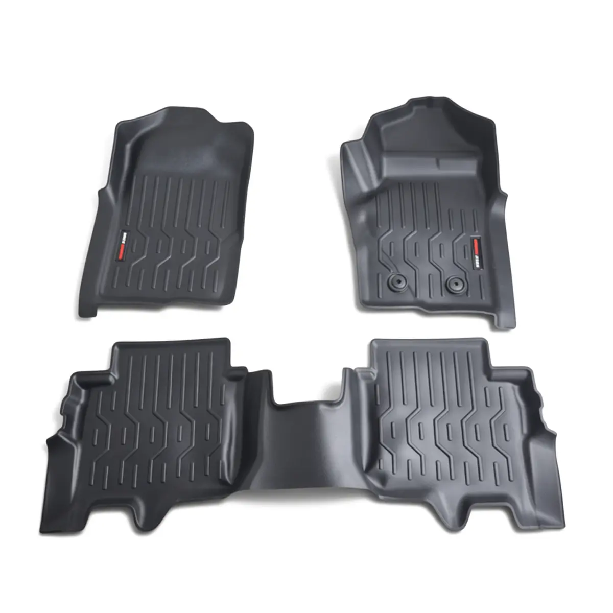 Next Gen Ford Ranger Floor Mats - 3D Moulded Floor Mats Suits 06/2022+ 1