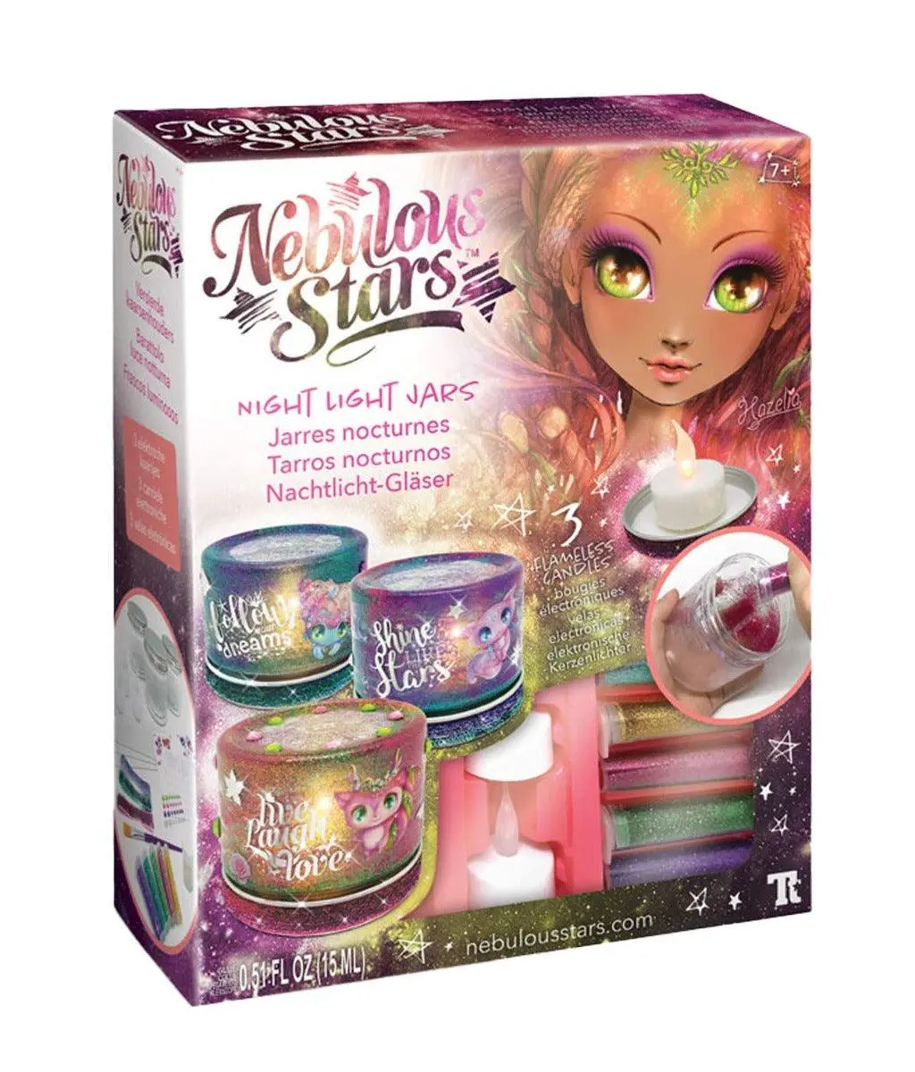 Nebulous Stars Night Light Jars Art Material 1