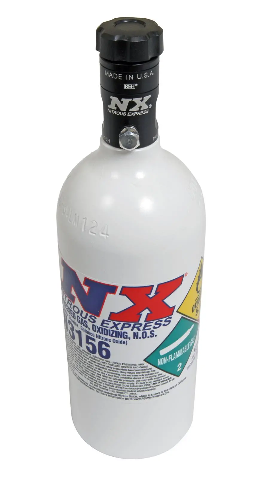 Nitrous Express 11010 Stainless Steel Nitrous Bottle – 10 Lb Capacity 1