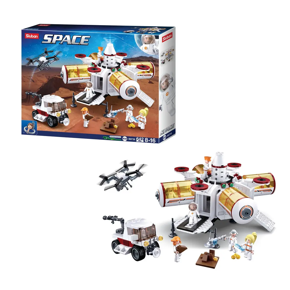 Sluban Space Base, Building Blocks For Ages 6+ 1