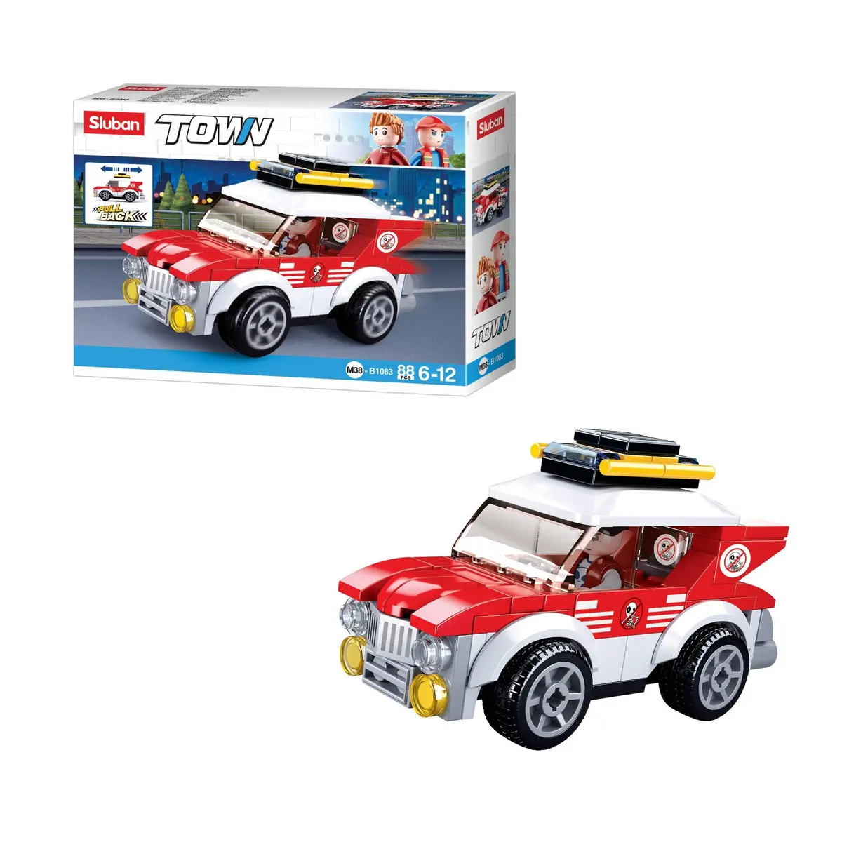 Sluban Ambulance- Small, Building Blocks For Ages 6+ 1