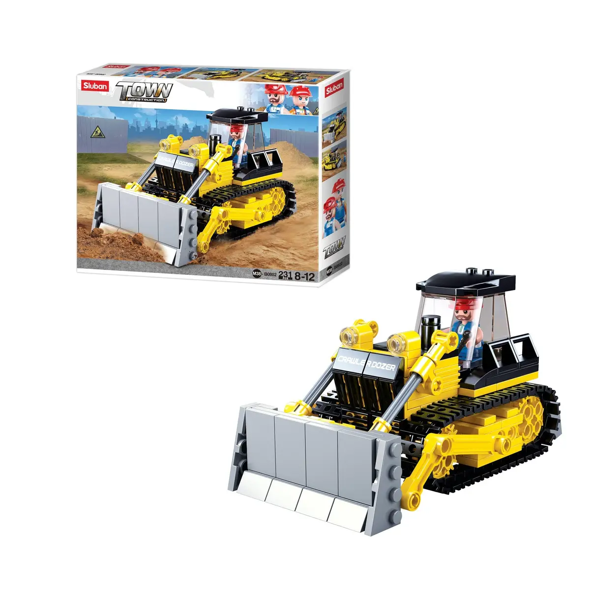 Sluban Bulldozer, Building Blocks For Ages 6+ 1