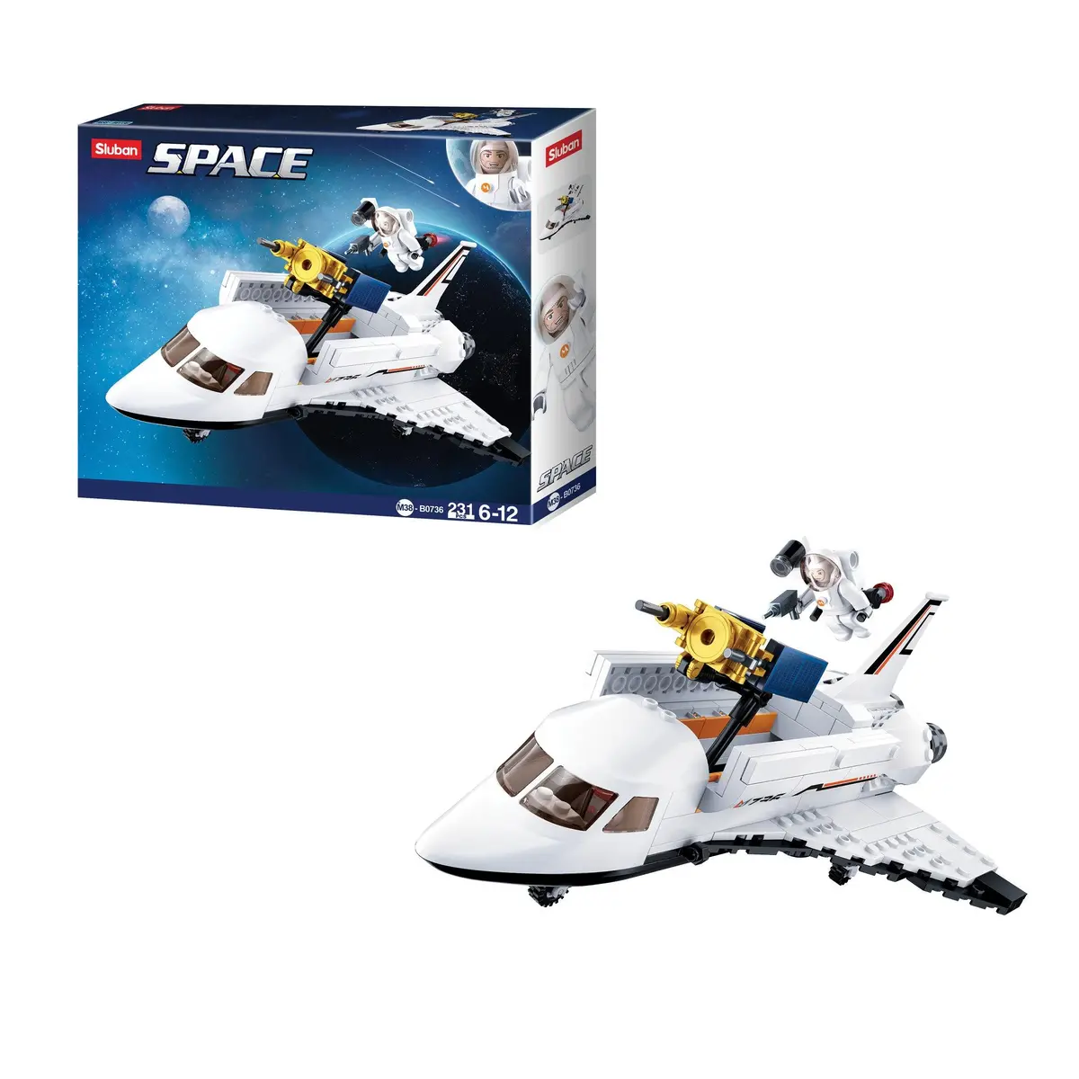 Sluban Space Shuttle, Building Blocks For Ages 6+ 1