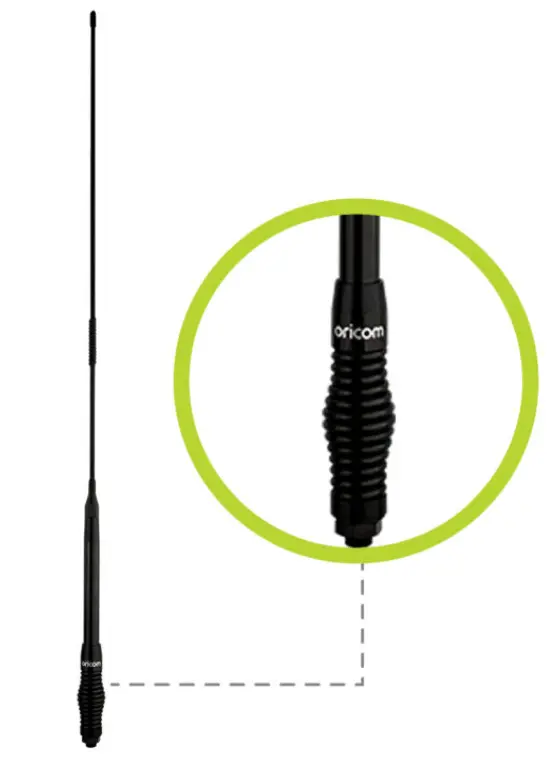 Anu220 6.5Dbi Black Uhf Cb Antenna 1