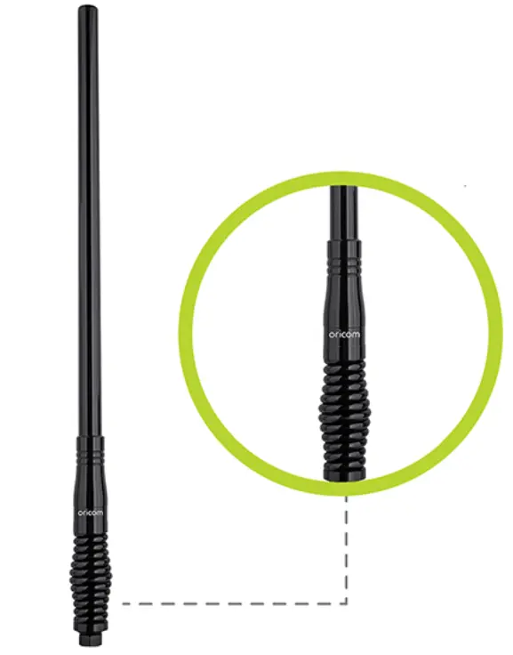 Anu850 3Dbi Uhf Cb Antenna With Non-Detachable Fibreglass Pole 1