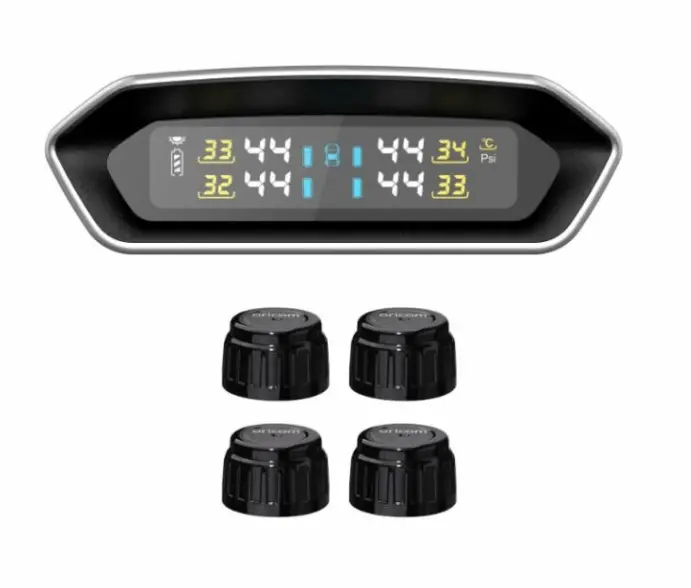 Tps10-4E Real Time Tyre Pressure Monitoring System Including 4 External Sensors 1