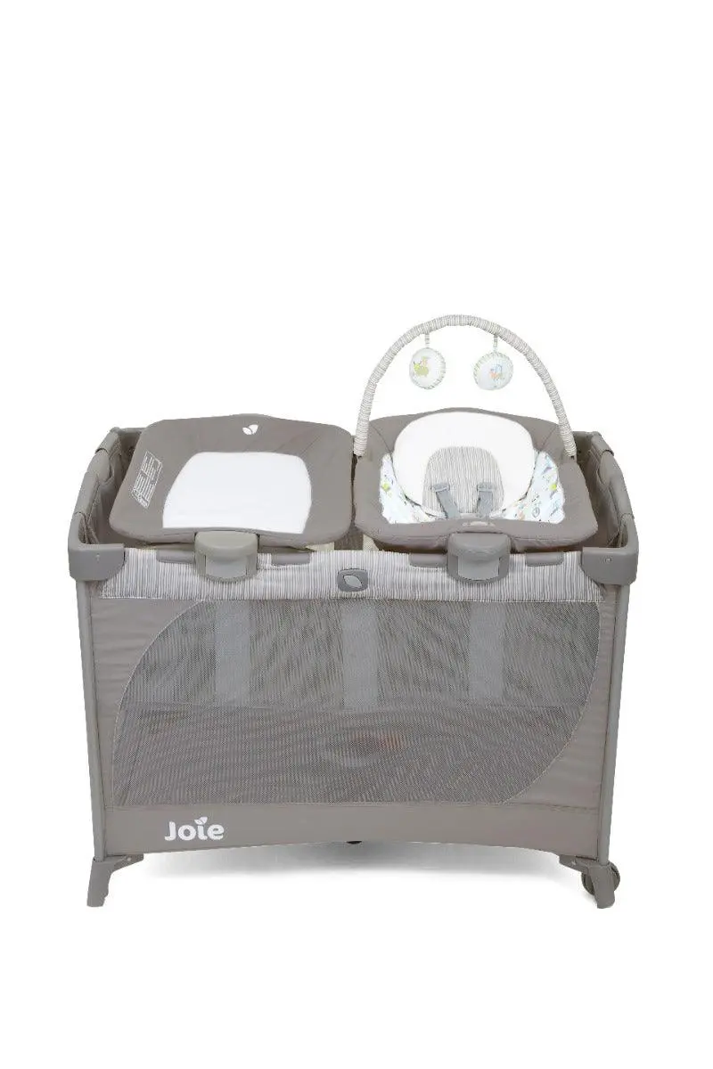 Joie Commuter Change & Bounce Baby Cot Nature's Alphabet - Playard For Ages 0-3 Years 1