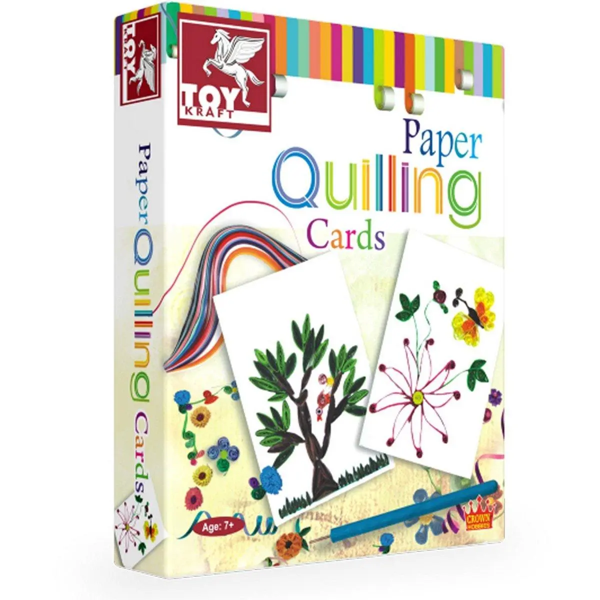 Toykraft Paper Quilling Cards, Art And Craft Kit 1