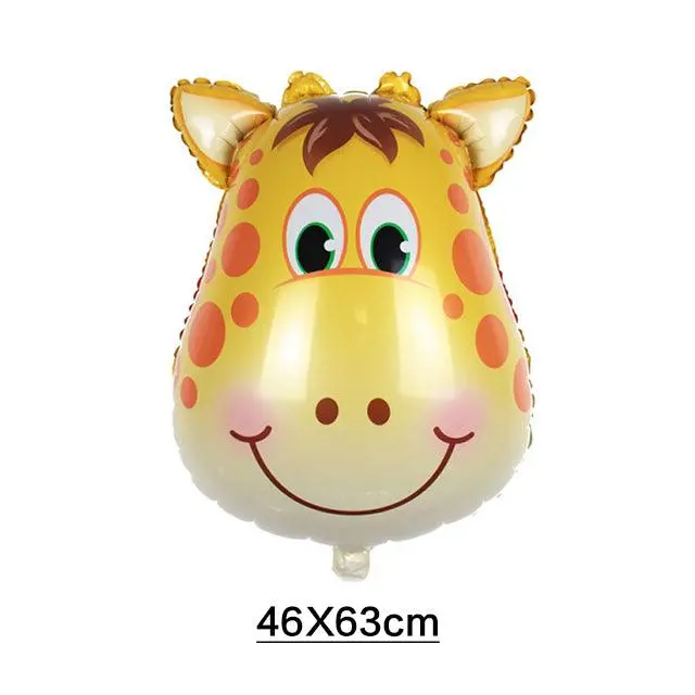 Partycorp Giraffe Head Shaped Foil Balloon, Jungle Theme Party Decoration, 1 Pack 2