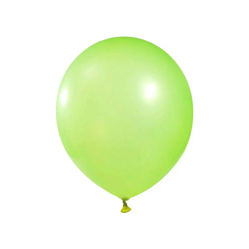 Partycorp Green Metallic Latex Balloon For Party Decorations, Diy Pack Of 12 1
