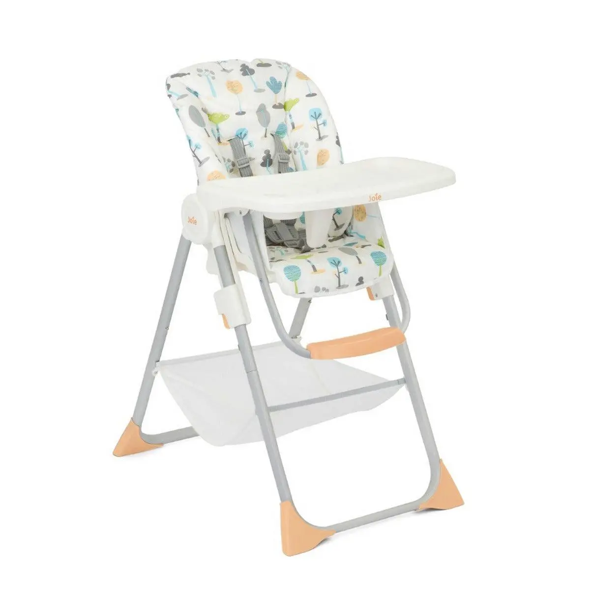 Joie Mimzy Snacker 2 In 1 High Chair Pastel Forest - Portable Booster Seat For Ages 0-3 Years 1