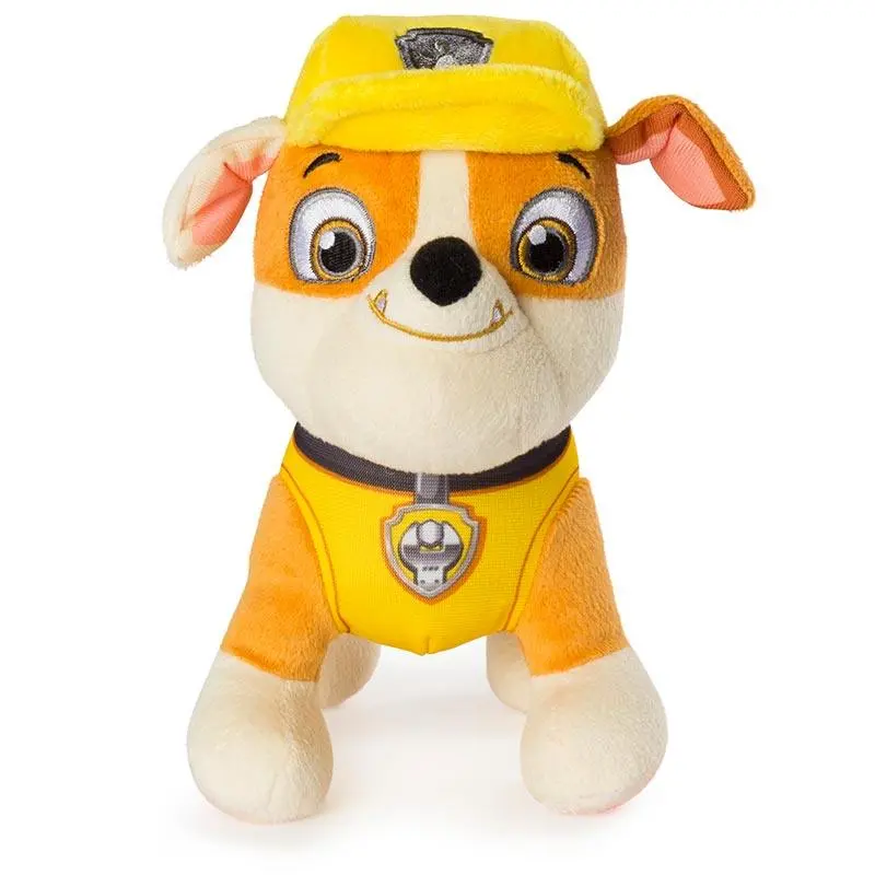 Paw Patrol 8-Inch Rubble Plush Toy, Standing Plush With Stitched Detailing, For Ages 3 & Up 2